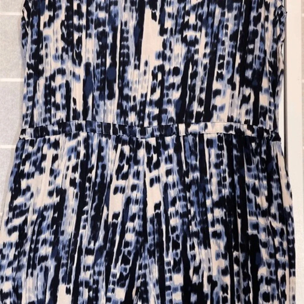 BEACHLUNCHLOUNGE Danika Blue Swirl Sleeveless Jumpsuit 3X - Picture 6 of 10